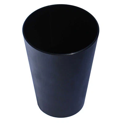 S&S-SHOP 100 Plastik Mehrweg Trinkbecher schwarz 0,4 l Partybecher Becher Plastikbecher