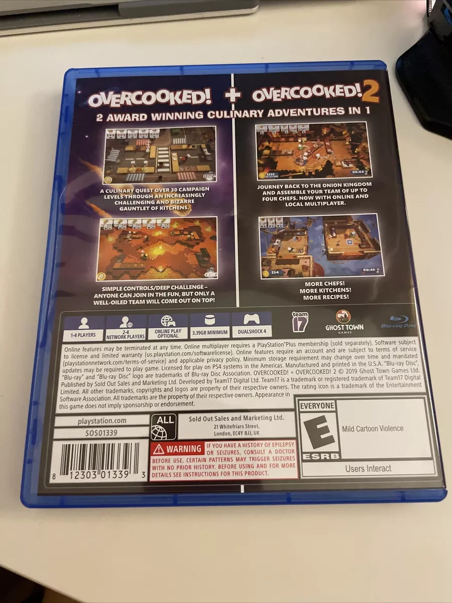 Overcooked + Overcooked 2 - Ps4