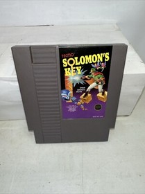 Nintendo NES Game Solomon&rsquo;s Key Cartridge, Box , Sleeve Tested Works