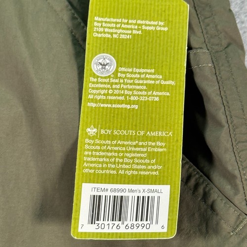 Boy Scout Of America Centennial Uniform Short Mens XS Green Cargo Utility Nylon - Picture 5 of 16
