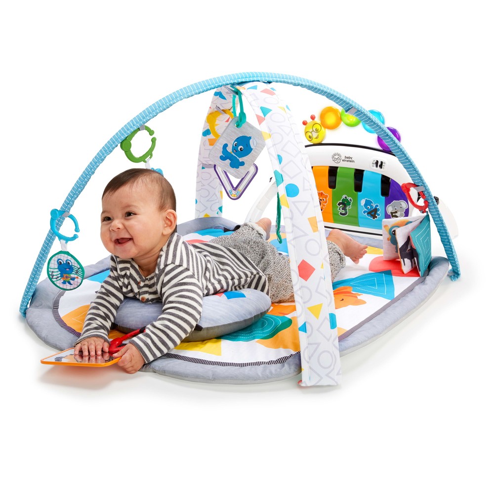 Baby Einstein Kickin' Tunes 4-in-1 Baby Activity Gym & Tummy