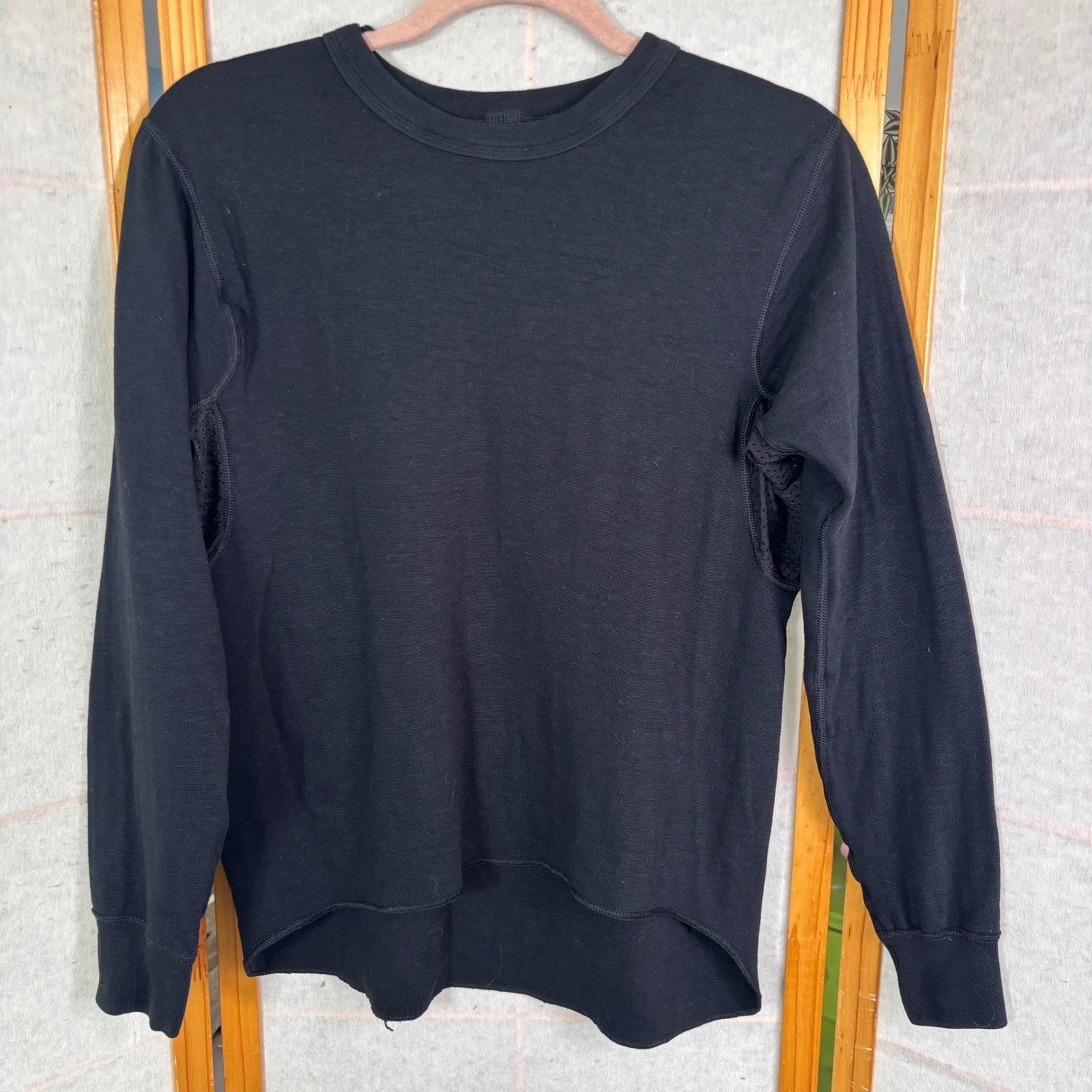 VTG Duofold Ventalayer Base Layer Top Mens XL Black Mesh Vent Thermal USA