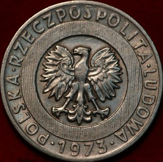 1973 Poland 20 Zlotych C/N Foreign Coin