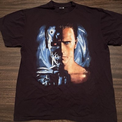 Terminator 2 2T-3D Universal studios Japan Movie modern Vintage 90s style shirt