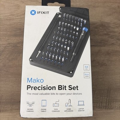 NEW! iFixit Mako Driver Kit - 64 Precision Bit Set for Electronics Repair
