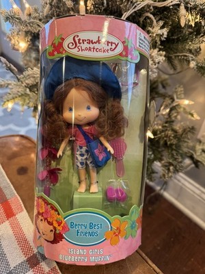 2004 Ban Dai Strawberry Shortcake Island Girls Blueberry Muffin Brand new sealed