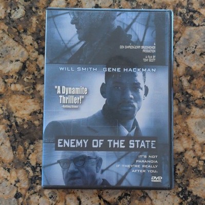 Touchstone Pictures Enemy of the State DVD Will Smith Gene Hackman Widescreen