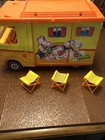 Vintage Barbie Malibu Country Camper 1971 Yellow Orange RV Vehicle Collectible
