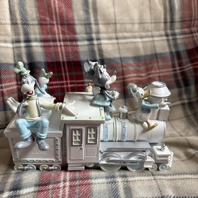 Hallmark Disney 100 Mickey & Friends Train Special Ed. 2023 Figurine Light Sound