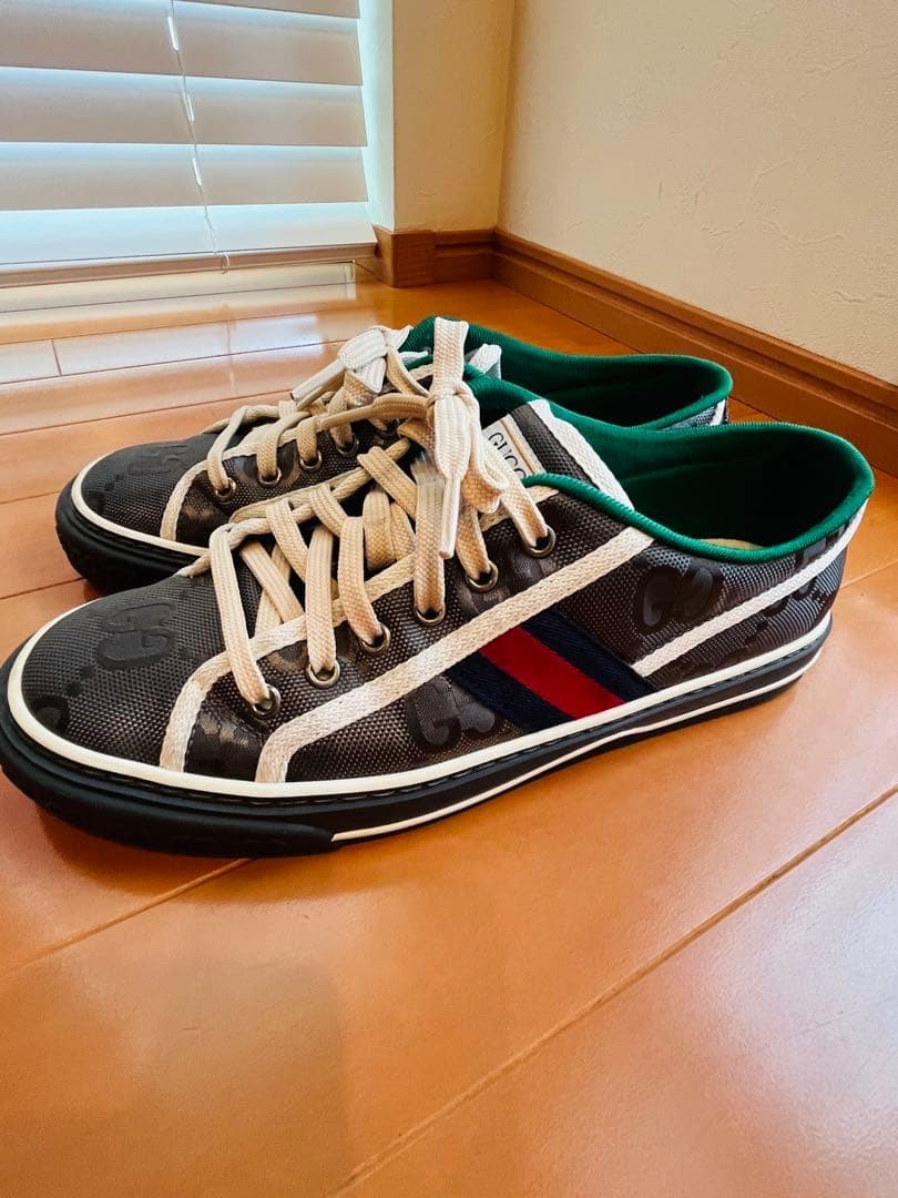 Gucci Low-cut Sneakers Shoes Canvas Multicolor Size 6 US About6.5 For Men thumbnail 24
