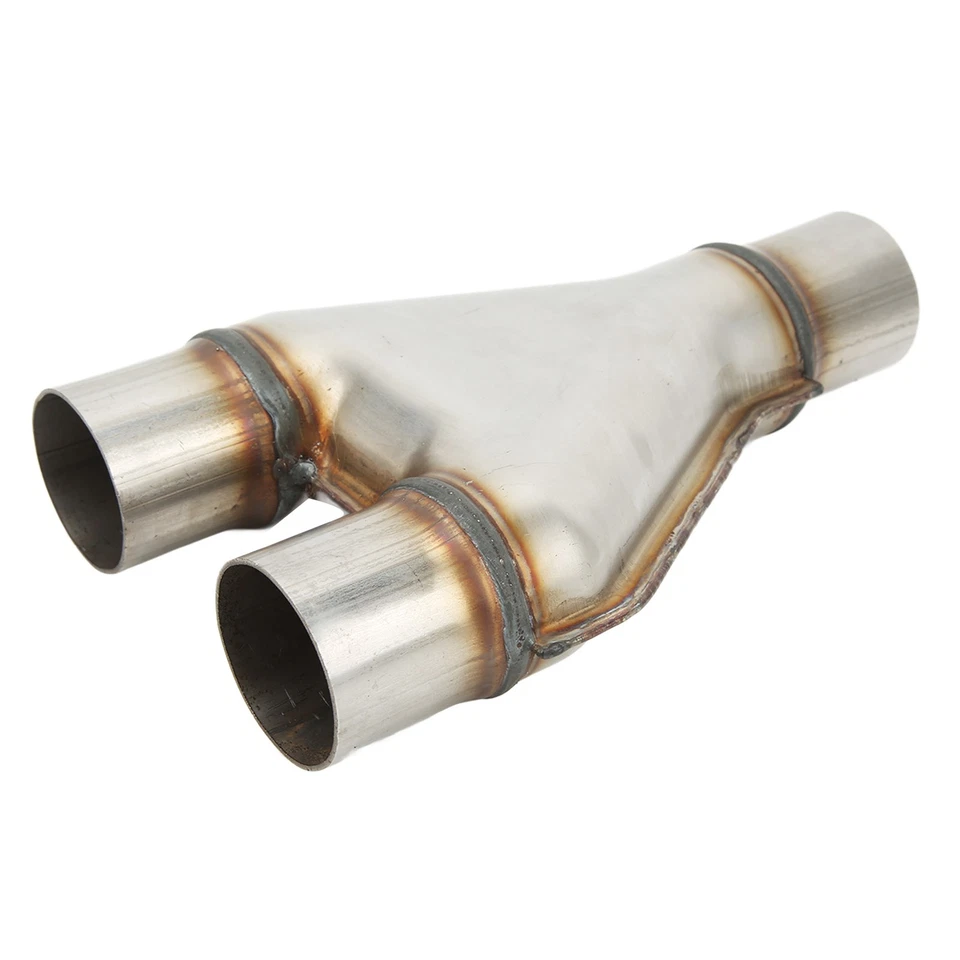 Car Exhaust Tail Throat Good Sealing Dual Exhaust Tips Stainless Steel For - Image 2 of 4