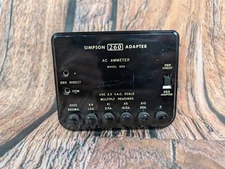 Vintage Simpson 260 AC Ammeter Adapter Model 653 Untested (2)