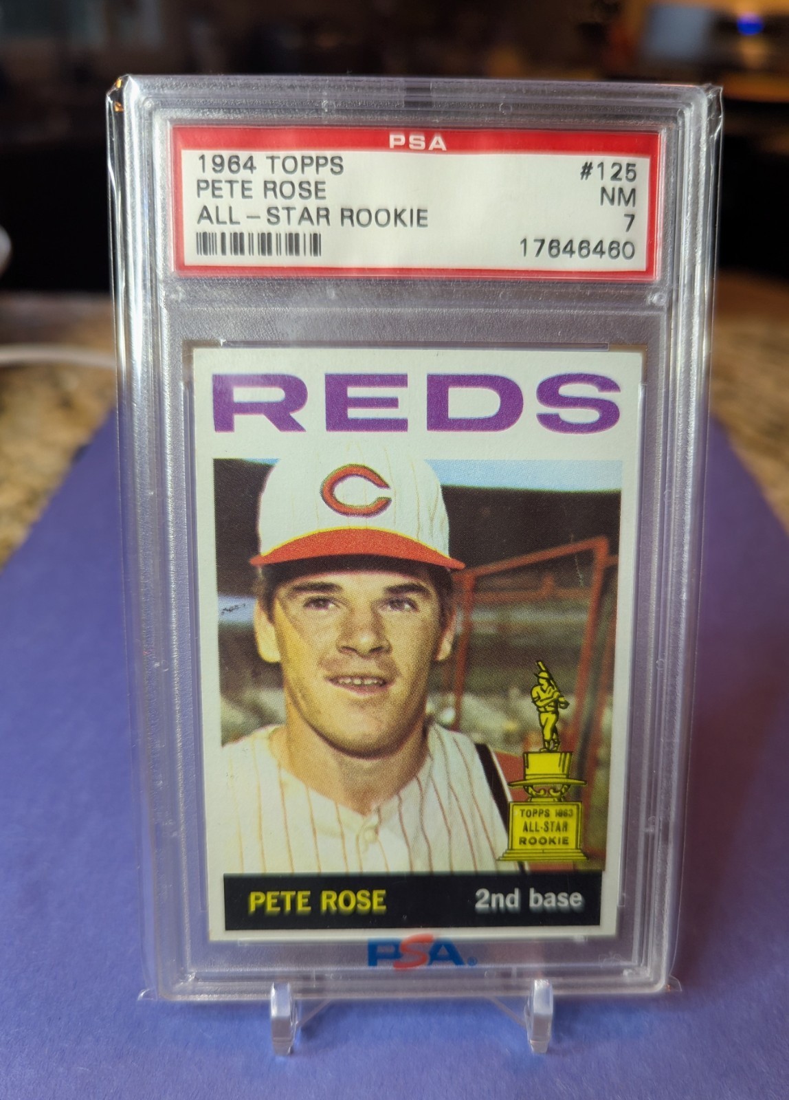 1964 Topps Pete Rose All-Star Rookie #125 PSA 7