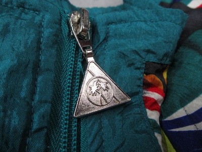 Vintage Casual Isle Jacket Womens Plus 1X Teal Multicolor