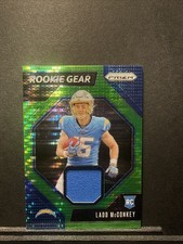 2024 Panini Prizm - Rookie Gear Ladd McConkey #RG-LMY Neon Green Pulsar Prizm