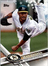 2017 Topps Walmart Holiday Snowflake #HMW194 Sean Manaea - BB