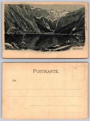 Mountain Lake Landscape Postcard
