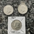 New Listing1964 - 1967  Kennedy Silver Half Dollars Lot of 3