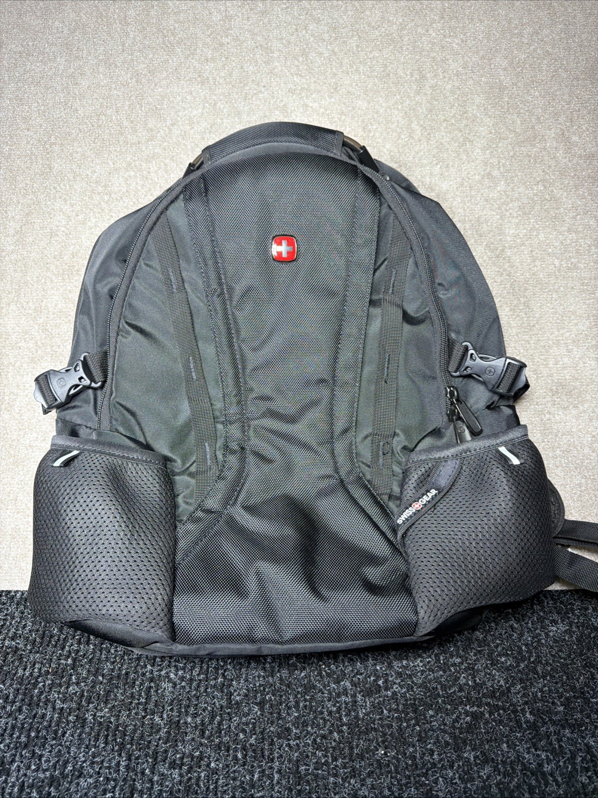 SwissGear 3760 ScanSmart TSA Laptop Backpack Black Travel Sc