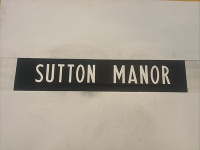 Sutton Manor - Merseyside 12. Juni Bus Destination Blind 36  x 7  Geschenk
