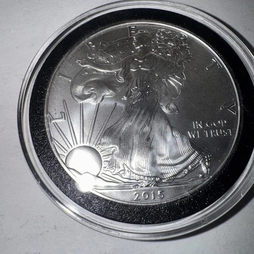 2015 1 Oz Silver American Eagle BU
