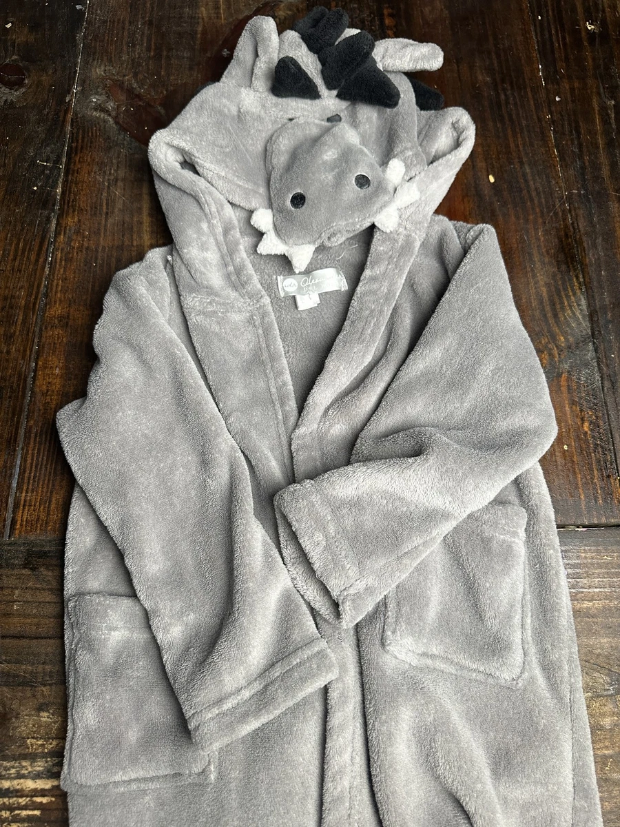 grey childrens dressing gown Grey Baby Dressing Gown 'Cute Ears' - Personalised Baby Gifts