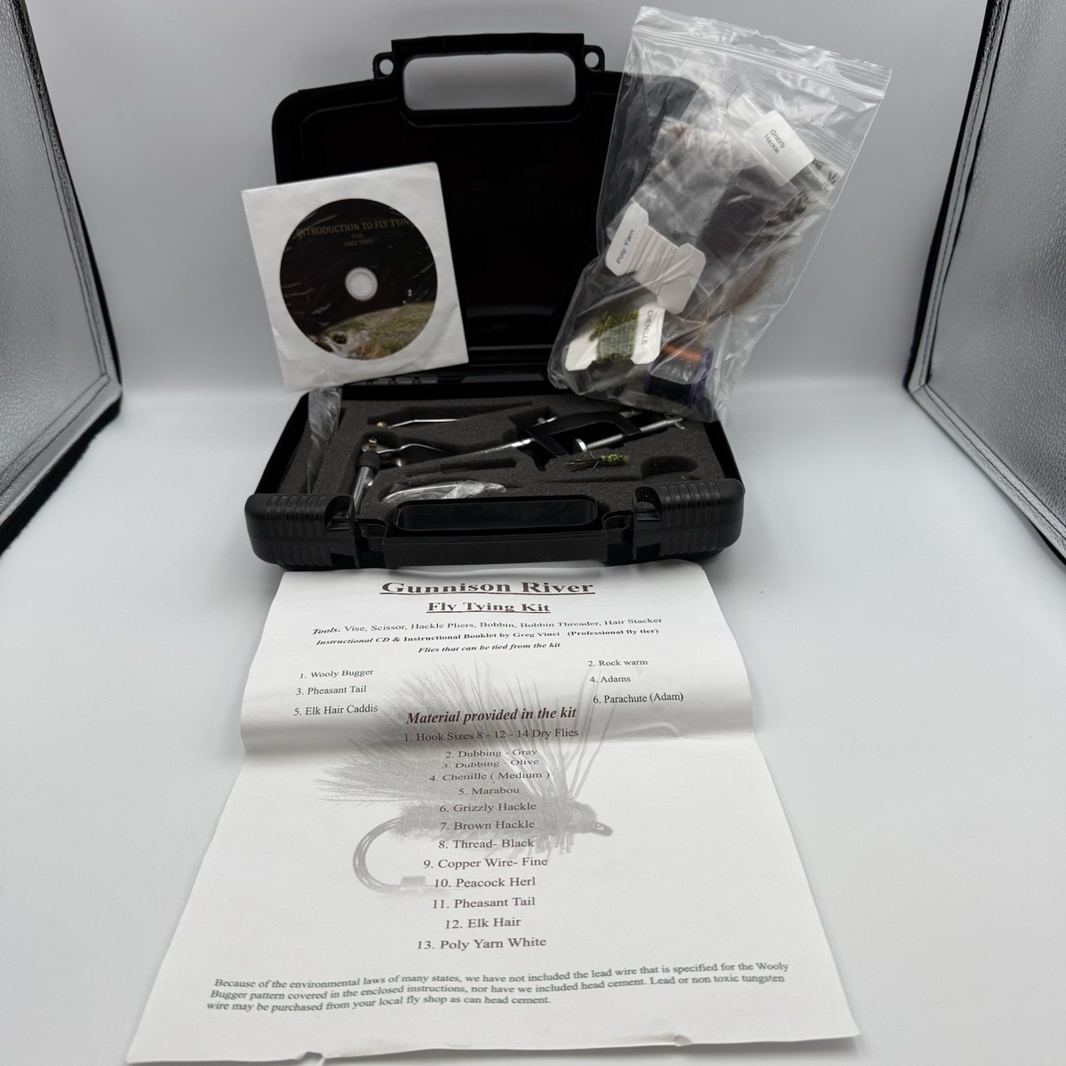 Scientific Anglers Deluxe Fly Tying Kit for Fly Fishing - Tools