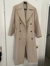 Mohan Wool And Cashemire Coat!Beige