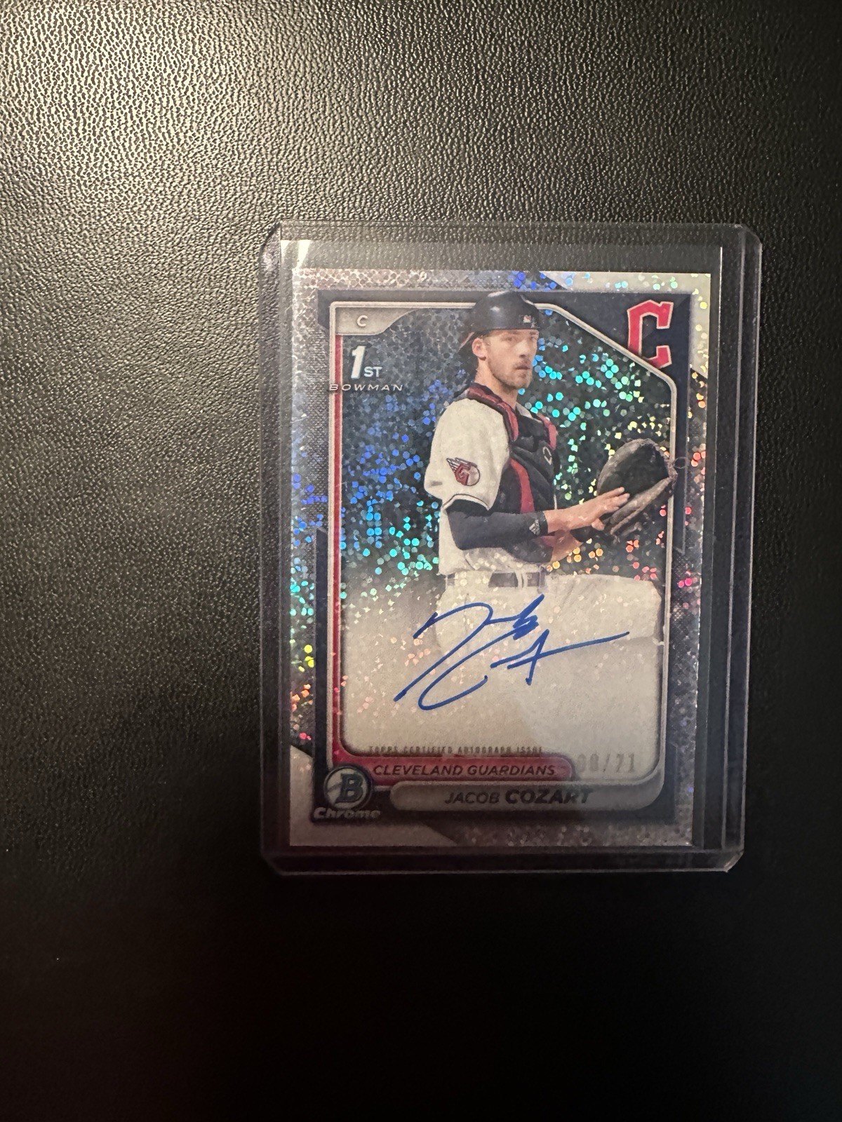 2024 Bowman Draft - Jacob Cozart Chrome Sparkle Auto /71 #CPA-JCO