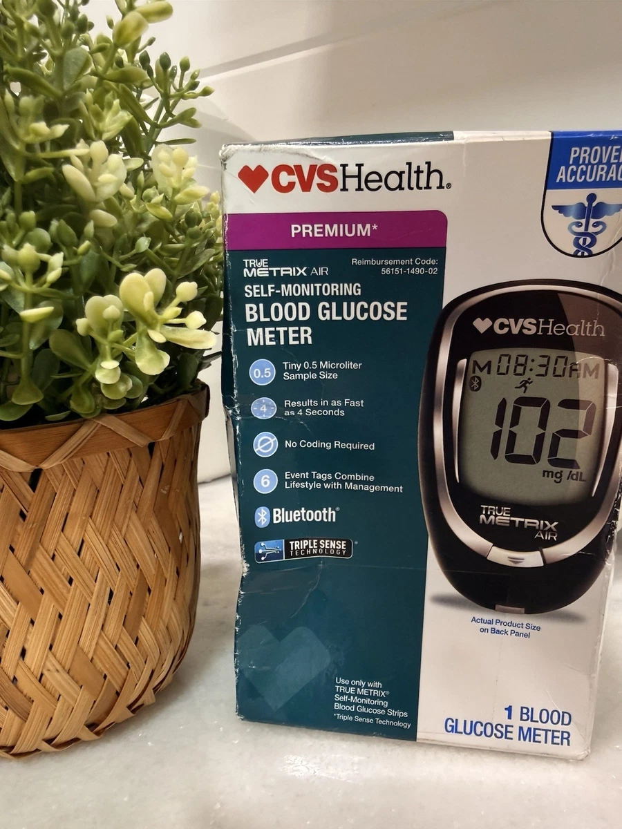 Medidor de glucosa en sangre CVS Health - Autocontrol True Metrix Premium, TOTALMENTE NUEVO