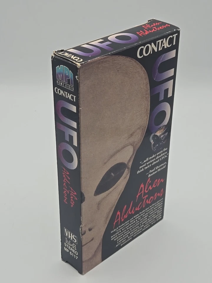 CONTACT UFO ALIEN ABDUCTIONS (VHS DOCUMENTARY) JOHN MACK BUD HOPKINS RARE  - Image 4 of 4