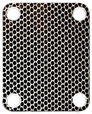 Neckplate to fit Electric Guitar Color Graphic PJ Bass Strat Mesh Grid
