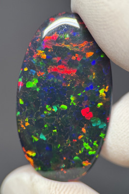  SHINING STAR /ETHIOPIAN WELO OPAL / 18.35 CT /AAA CABOCHON LOT/ PREMIUM  