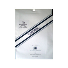 Showgard 158/264mm Stamp Mounts - Jumbo Full Sheet & Souvenir Panes Black