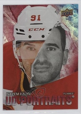 2025-26 Upper Deck Series 1 UD Portraits Red 140/199 Nazem Kadri #P-29 1s66