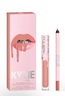 Kylie Cosmetics Matte Lip Kit - 802 Candy for Women - 2 Pc 0.10 oz Matte Liqu...