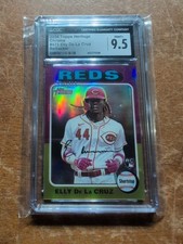 2024 Topps Heritage - Elly De La Cruz #473 Chrome Refractor /575 (RC)