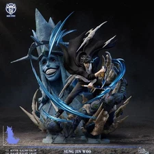 Solo Leveling Jin Woo Model Pre-order Mask Studio 1/4 Scale H74cm Painted God