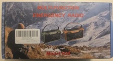 NEW! H39 Multi-Function Solar & Hand Crank Emergency Radio with 3 Lighting Modes
