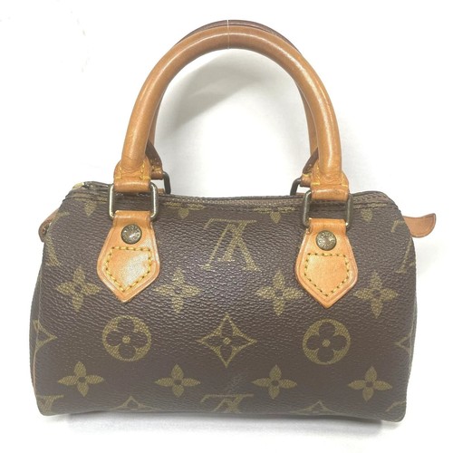 Louis Vuitton Speedy  Mini Brown Canvas/Leather