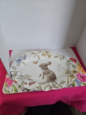 Pier One ''Sofie The Easter Bunny Serving Platter. Great Condition 