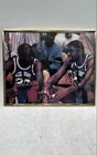 Michael Jordan And Magic Johnson Basketball Players Signed Picture