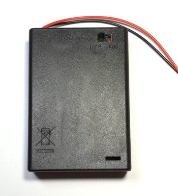 3 x AA Batteriebox - 4,5 V - 3 x 1,5 V - 150 mm Kabel - Ein-/Ausschalter UK kostenloser Versand