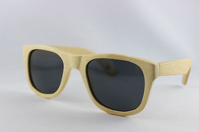 Holz Sonnenbrille BEWELL Brille Bambus m. Etui Retro Style polarisiert CE Tracht
