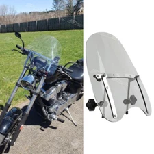 7/8" 1" Handlebar Smoke Windshield Windscreen For Honda Fury VT1300CX 2010-2024