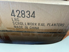 42834 Scroll Work Rail Planter — photo 3
