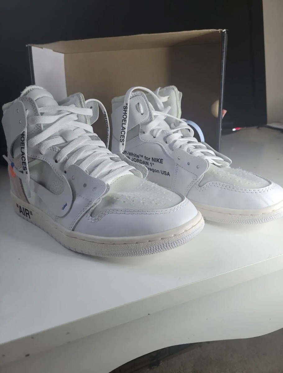 Off-White ×Air Jordan 1 Retro High White Jordan 1 Retro High Off-White Euro Men's - AQ0818-100 - US