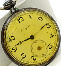 OROLOGIO DA TASCA VINTAGE LONGINES 7 GRAND PRIX 4090712 CAL.17 25 PER RICAMBI O RIPARAZIONE