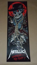 Metallica Wherever I May Roam poster screen print art Rhys Cooper