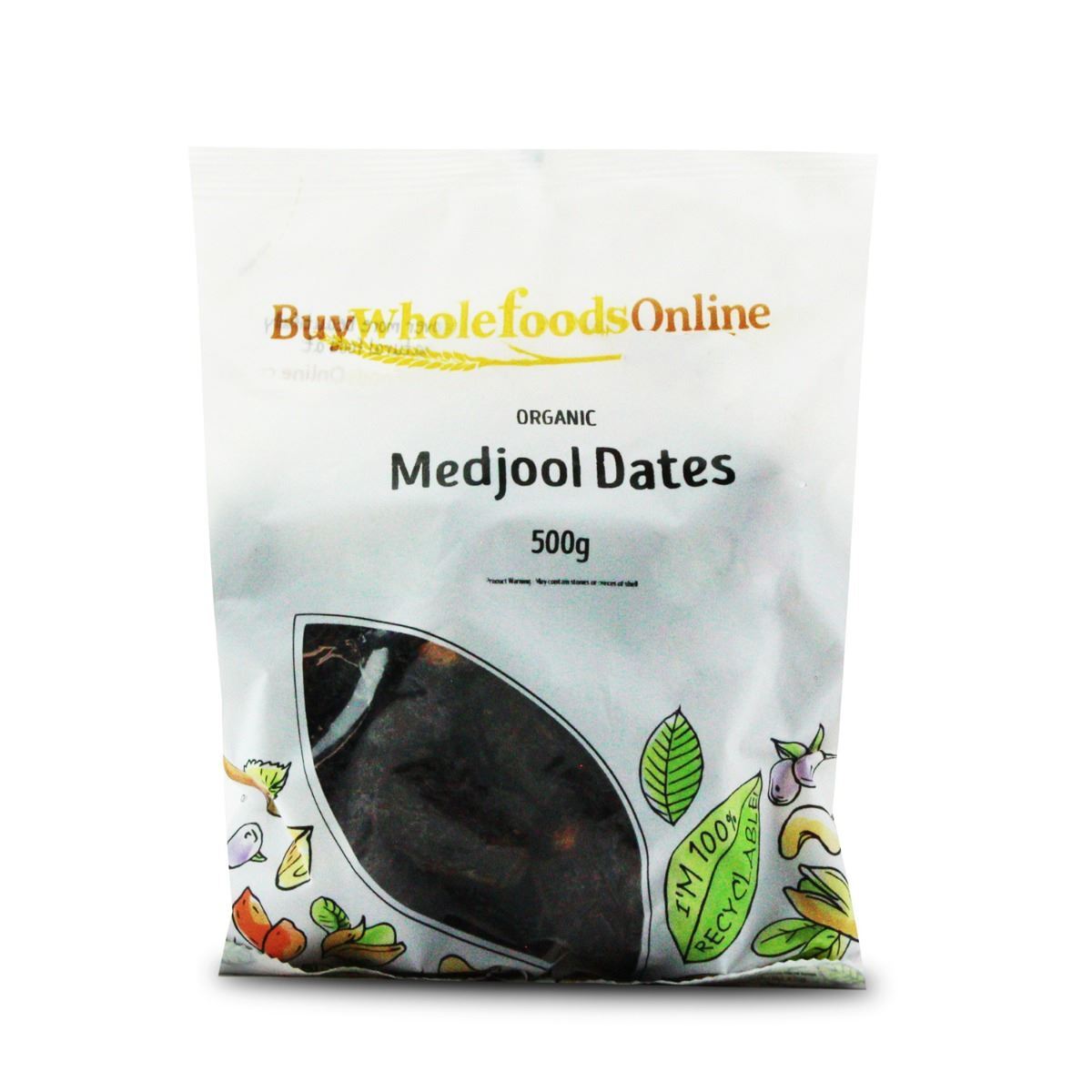 Organic Medjool Dates 500g | BWFO | Free UK Mainland P&P